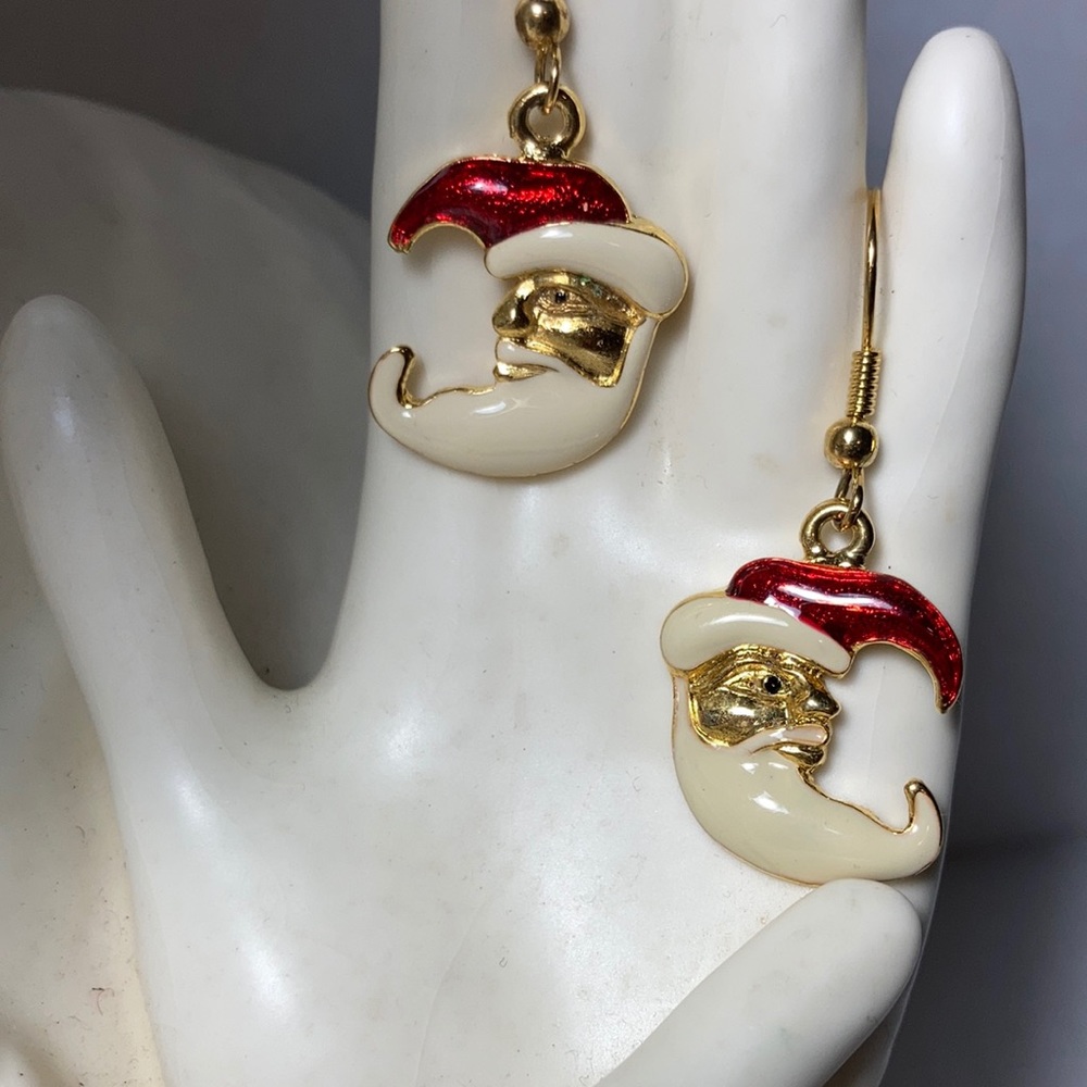 Santa Earrings